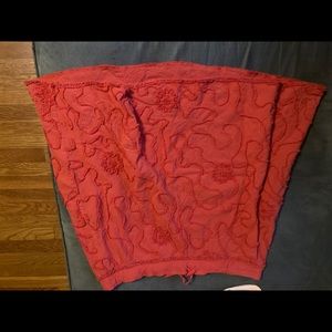 Burnt Orange knee length skirt